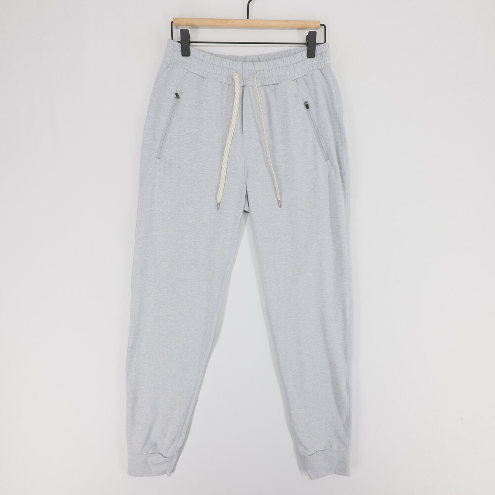 Vuori Ponto Performance Joggers Mens M Gray Heather Sweatpants Drawstring